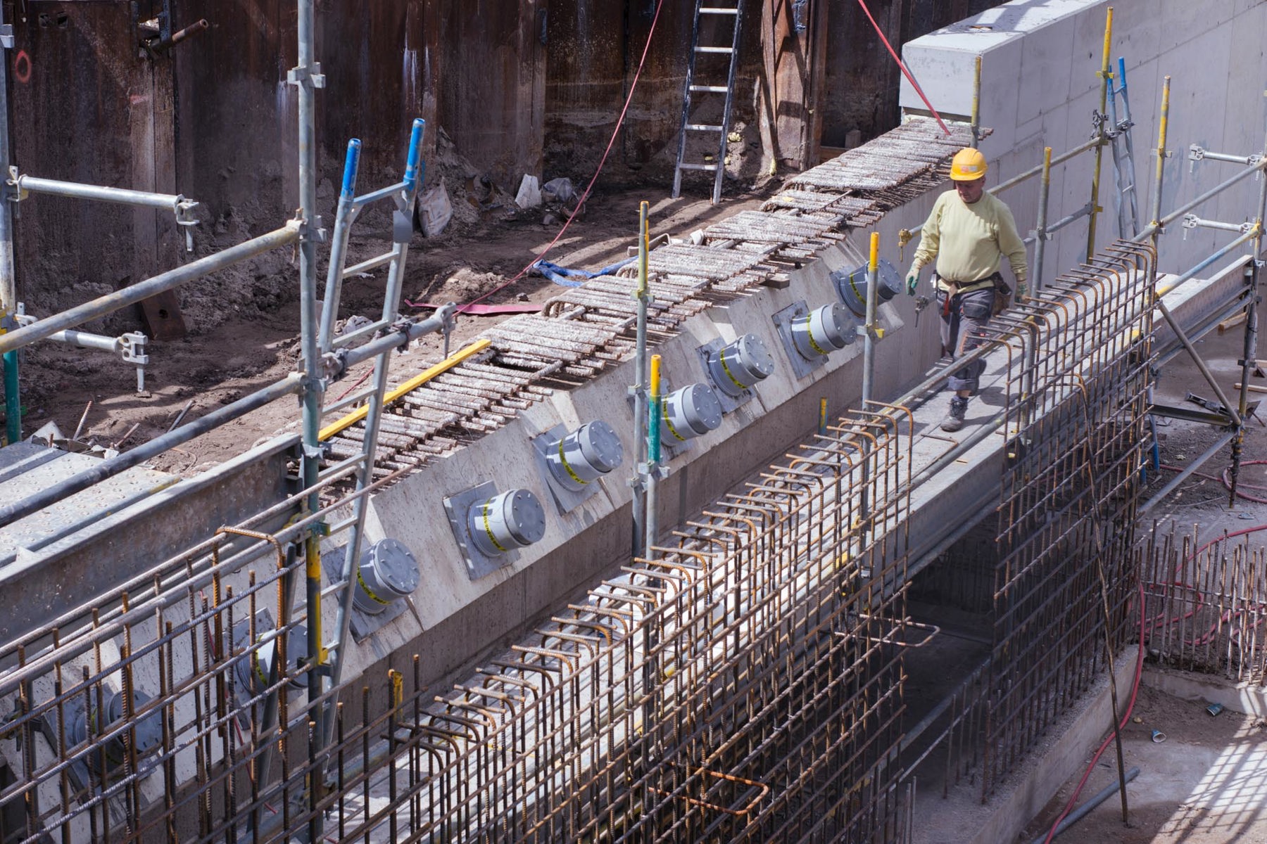 Een afbeelding van werkzaamheden aan het spoor